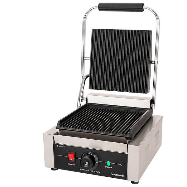 PLANCHA TURBOBLENDER DOBLE CONTACTO GRILL PANINI SIMPLE P/4 HAMBURGUESAS